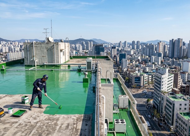 용산 옥상방수